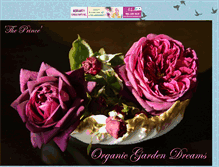Tablet Screenshot of organicgardendreams.com